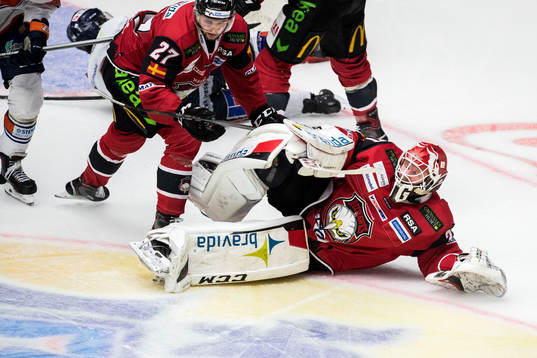 Malmö Redhawks målvakt Jonas Gunnarsson