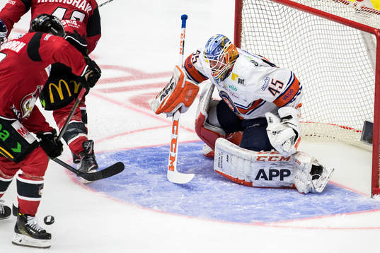 Växjös målvakt Viktor Andrén