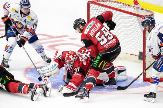 Malmö Redhawks målvakt Jonas Gunnarsson