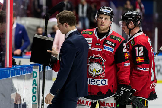 Malmö Redhawks assisterande tränare Martin Filander, Axel