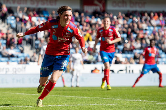 Helsingborgs Max Svensson jublar