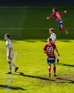 Helsingborgs Max Svensson jublar