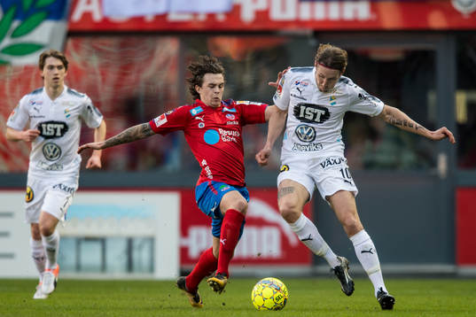 Helsingborgs Rasmus Rosenqvist och Östers David Johannesson