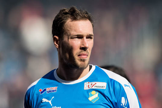 Östers målvakt Robin Malmkvist