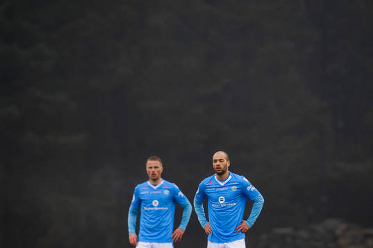 Tapio Heikkila and Kristian Brix of Sandnes Ulf look