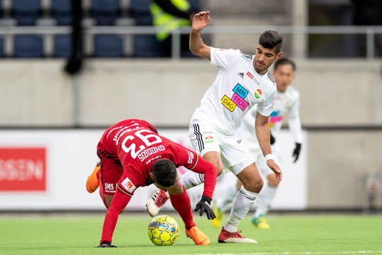 Dalkurds Rewan Amin och Östersunds Saman Ghoddos