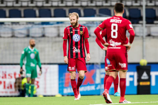 Östersunds Curtis Edwards deppar