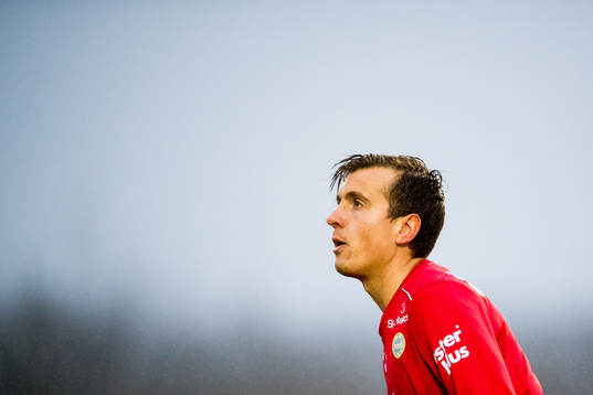 Goalkeeper Deniss Korneiciks of Sandnes Ulf