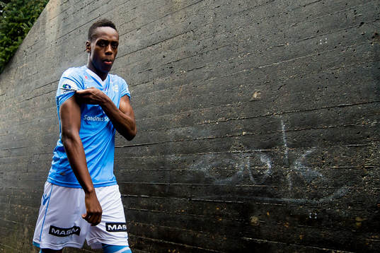 Akinsola Akinyemi of Sandnes Ulf
