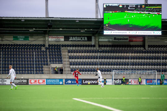Tomma läktare på Gavlevallen
