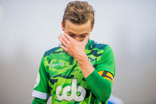 Johnny Furdal of Nest-Sotra looks dejected