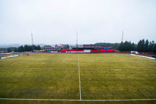 General view of Ågotnes Stadion