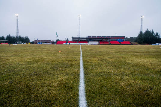 General view of Ågotnes Stadion