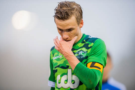 Johnny Furdal of Nest-Sotra looks dejected
