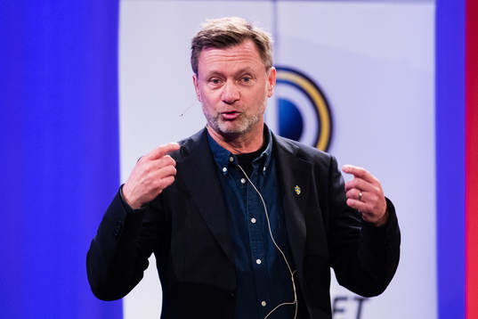 Sveriges förbundskapten Peter Gerhardsson