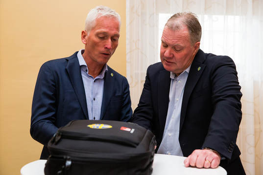 Håkan Sjöstrand, generalsekreterare och Karl-Erik