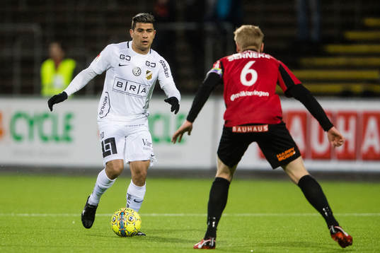 Häckens Paulinho och Brommapojkarnas Gustav Sandberg