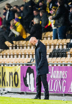 Mark Dempsey, head coach of Start, looks dejected