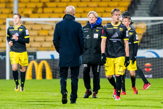 Tobias Christensen of Start looks dejected