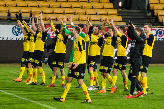 The players of Lillestrøm celebrate