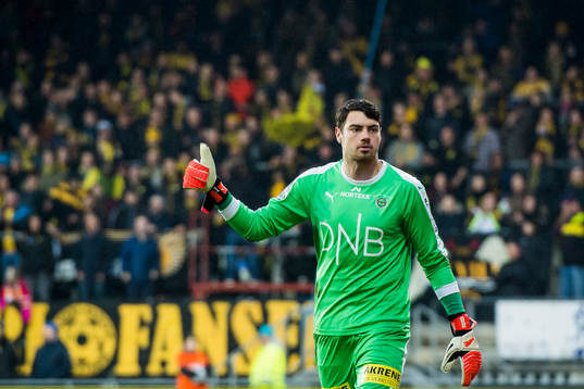 Goalkeeper Matvei Igonen of Lillestrøm