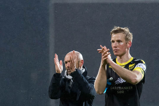 Mark Dempsey, head coach of Start, and Simon Andreas Larsen