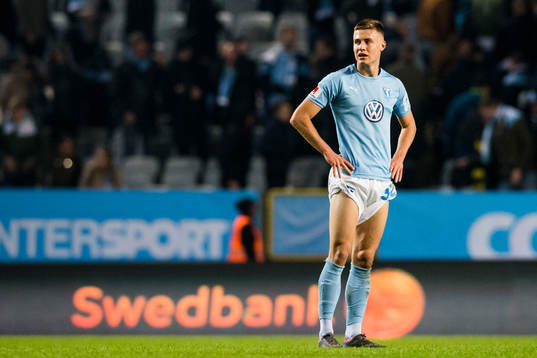 Malmö FFs Mattias Svanberg deppar