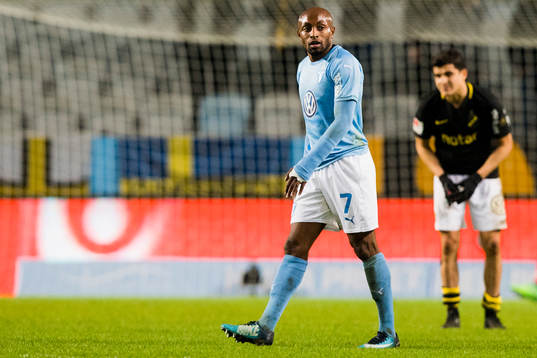 Malmö FFs Fouad Bachirou deppar