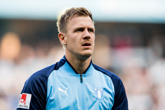 Malmö FFs målvakt Johan Dahlin