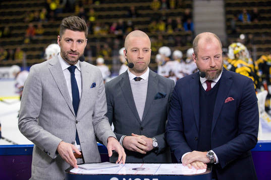Cmores Björn Oldeen, Johan Tornberg och Petter Rönnqvist