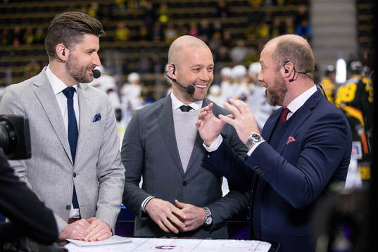 Cmores Björn Oldeen, Johan Tornberg och Petter Rönnqvist