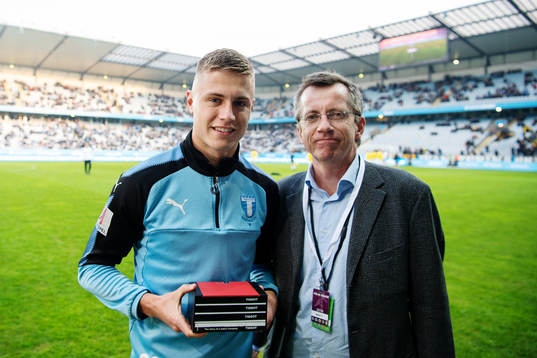 Malmö FFs Mattias Svanberg får pris för allsvenskans