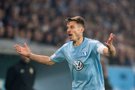 Malmö FFs Markus Rosenberg reagerar