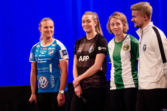 Elin Bergqvist, IFK Kalmar, Jennie Nordin, Växjö DFF och