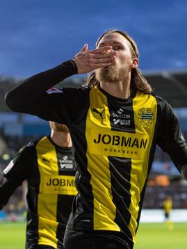 Hammarbys Björn Paulsen jublar
