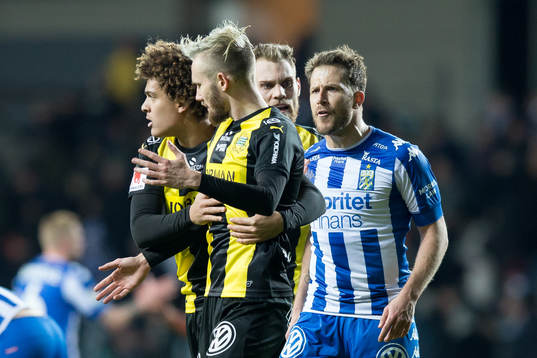 IFK Göteborgs Tobias Hysén irriterad på Hammarbys Simon