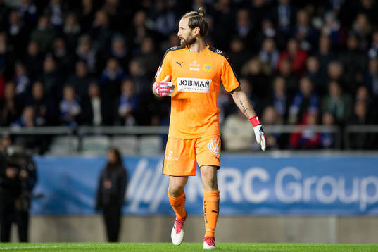 Hammarbys målvakt Johan Wiland
