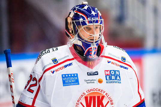 Västerviks målvakt Jonas Fransson