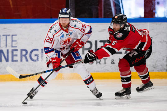 Västerviks Christopher Fish och Piteås David Selberg i