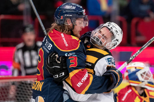 Djurgårdens William Lagesson och Skellefteås Emil Djuse