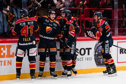 Djurgårdens Alexander Falk, Markus Ljungh och Patrik Lundh