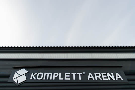General view of Komplett arena