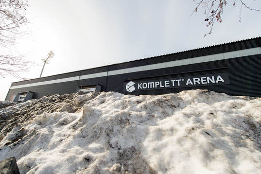 General view of Komplett arena