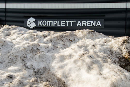 General view of Komplett arena