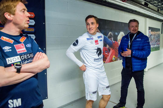 Svein Maalen, head coach of Ranheim, and Andreas Helmersen