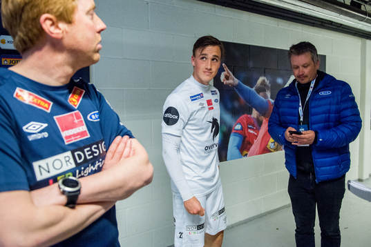 Svein Maalen, head coach of Ranheim, and Andreas Helmersen