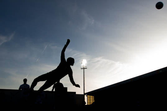 Goalkeeper Ingvar Jonsson of Sandefjord