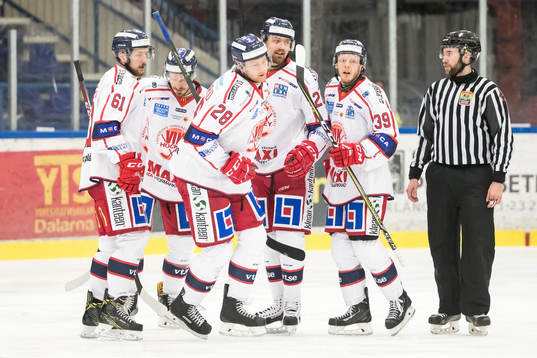 Västerviks Jørgen Karterud jublar