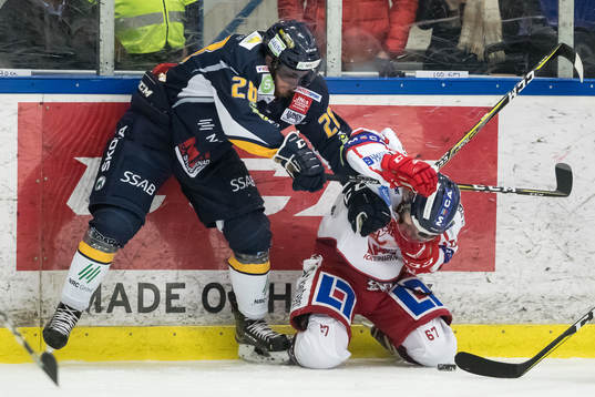 Borlänges Rasmus Rundgren  och Västerviks Emil Georgsson