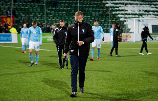 Malmö FFs tränare Magnus Pehrsson deppar
